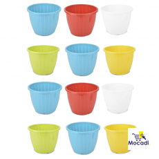 Umi Plastic Duro Flower Pot for...