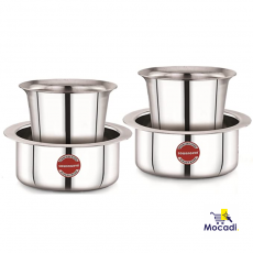 Stainless Steel Dabara Set