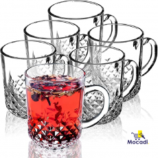 Crystal Clear Toughened Glass Tea...