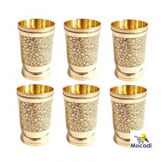 Pure Brass Mughlai Style Embossed...