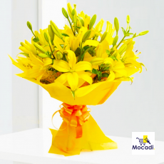 Yellow Asiatic Lilies