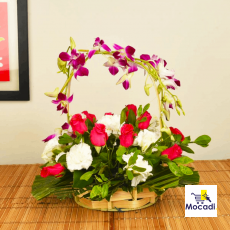 Exotic Basket Arrangement