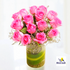 Pink Roses For Mom