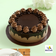 Cream Drop Chocolate Cake Half Kg