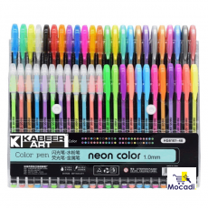 KABEER ART 48 Pc Color gel pens