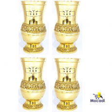 Gold Design Brass Glass