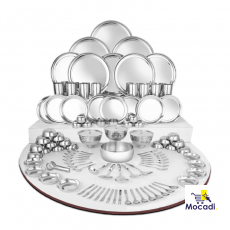 Sam Stainless Steel Dinner Set