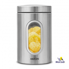 Milton Steel Clear Round Storage...