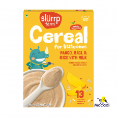 Slurrp Farm Baby Cereal, Ragi,...