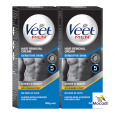 Veet Hair Removal Cream for Men,...