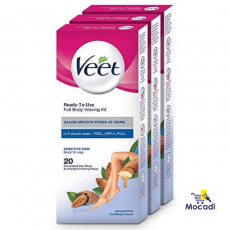 Veet Full Body Waxing Kit for...