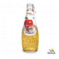  Basil Seed Drink Apple Fruit...
