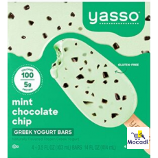 Frozen Greek Yogurt Bars, Mint...