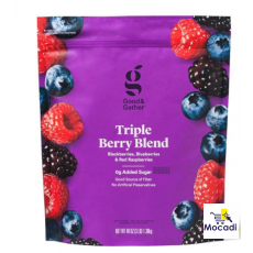 Triple Berry Frozen Fruit Blend -...
