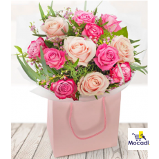 Dozen Pink Roses